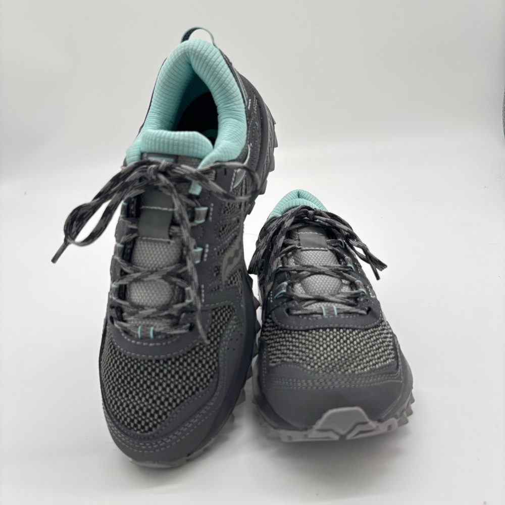 Saucony Excursion Women's TR13 Trail Running Shoes Gray/Aqua NWOB